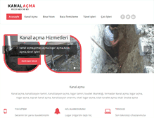 Tablet Screenshot of kanalcim.com